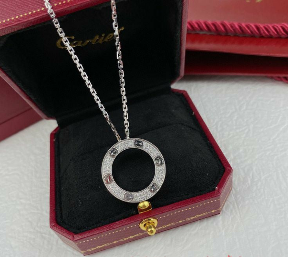 Chaine de Luxe Cartier Love en Acier Inoxydable