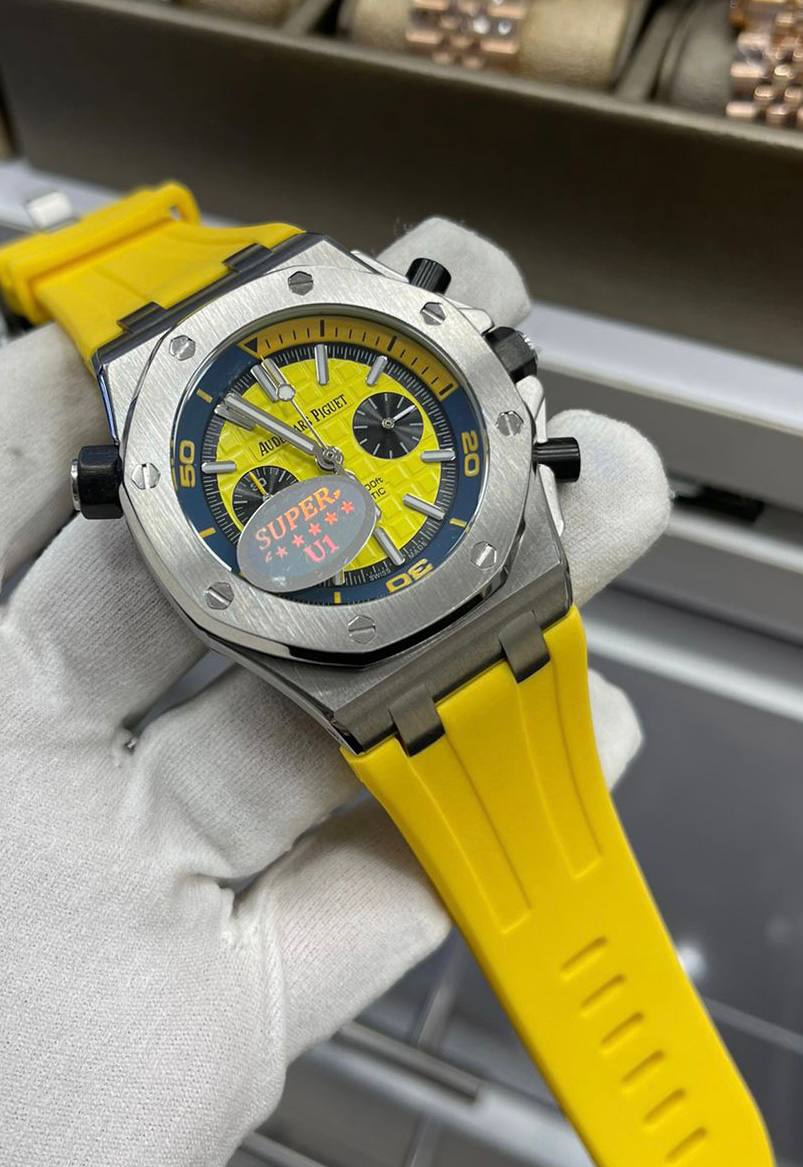 Montre Audemars Piguet Homme a bracelet en Caoutchouc Automatique