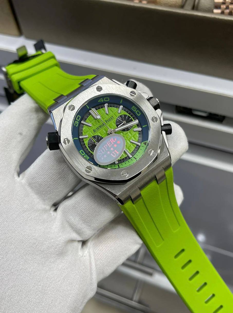 Montre Audemars Piguet Homme a bracelet en Caoutchouc Automatique