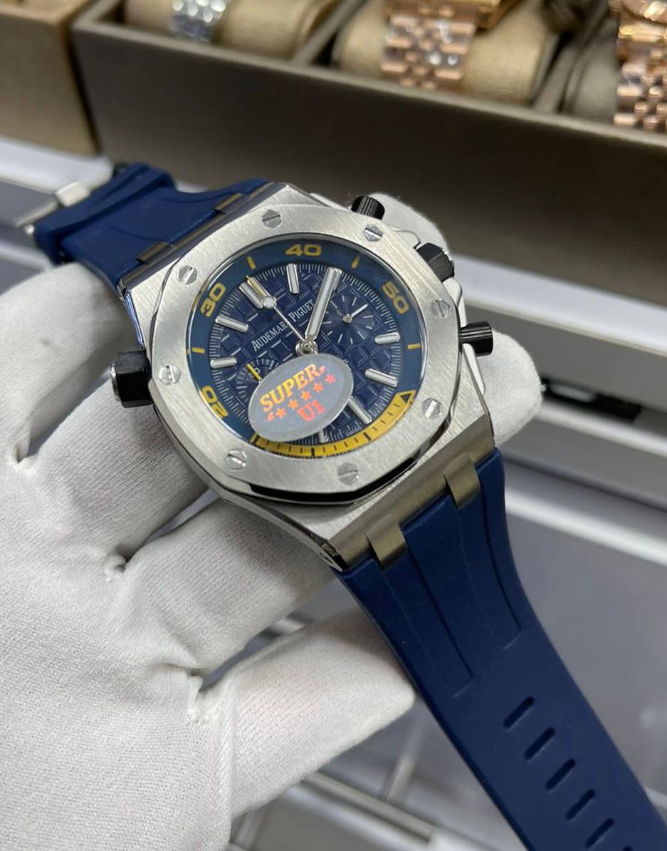 Montre Audemars Piguet Homme a bracelet en Caoutchouc Automatique