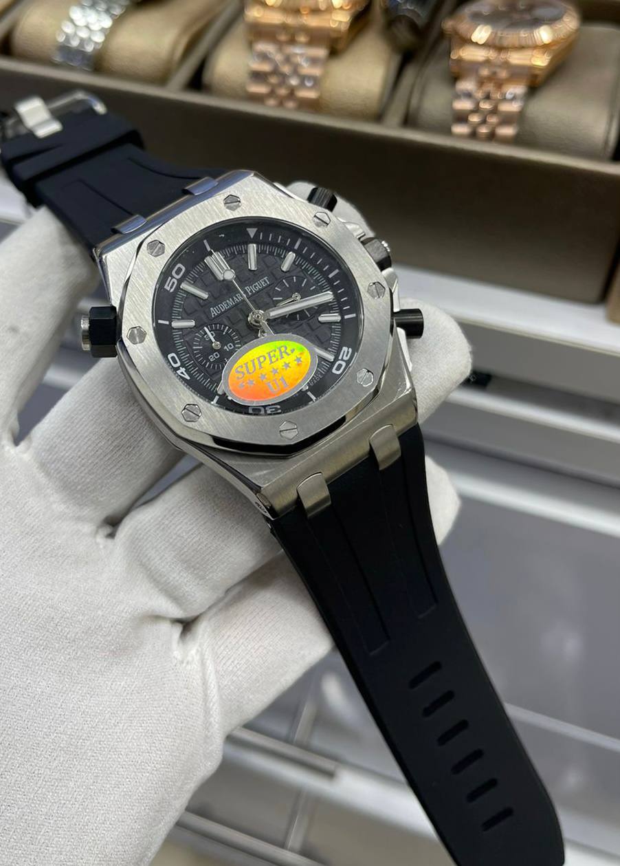 Montre Audemars Piguet Homme a bracelet en Caoutchouc Automatique