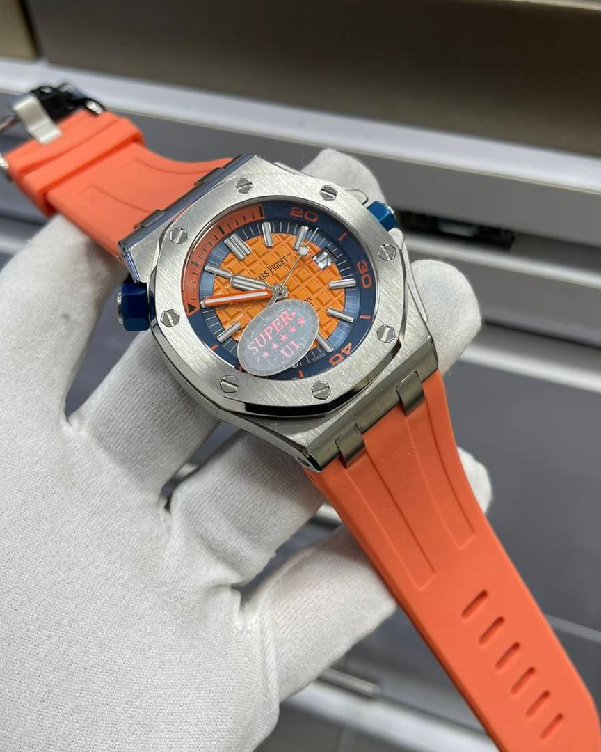 Montre Audemars Piguet Homme a bracelet en Caoutchouc Automatique