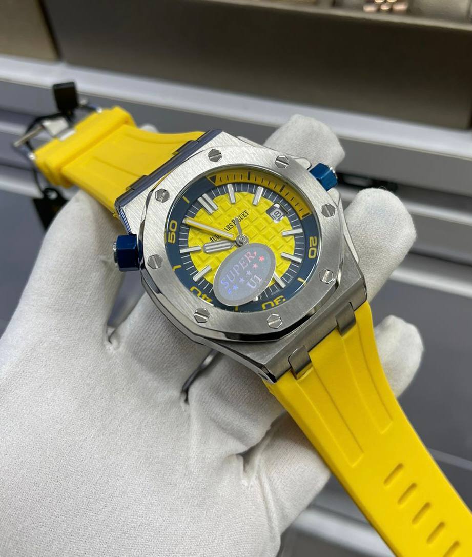 Montre Audemars Piguet Homme a bracelet en Caoutchouc Automatique