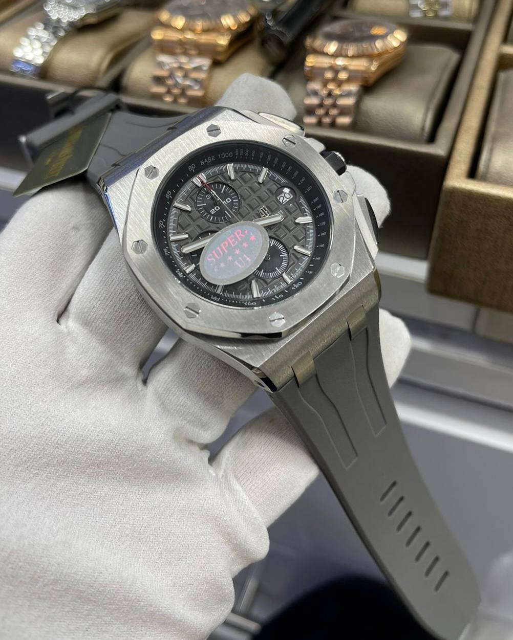 Montre Audemars Piguet Homme a bracelet en Caoutchouc Automatique