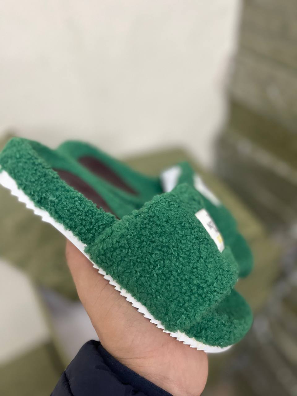 Pantoufles Gucci North face
