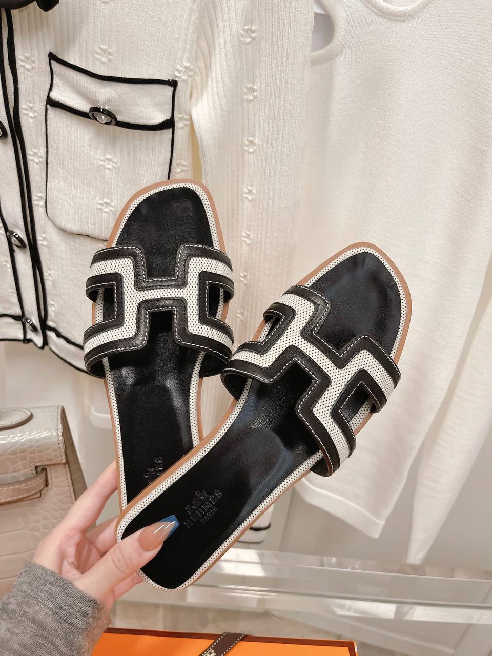 Mules Hermes Femme chaussures cuir