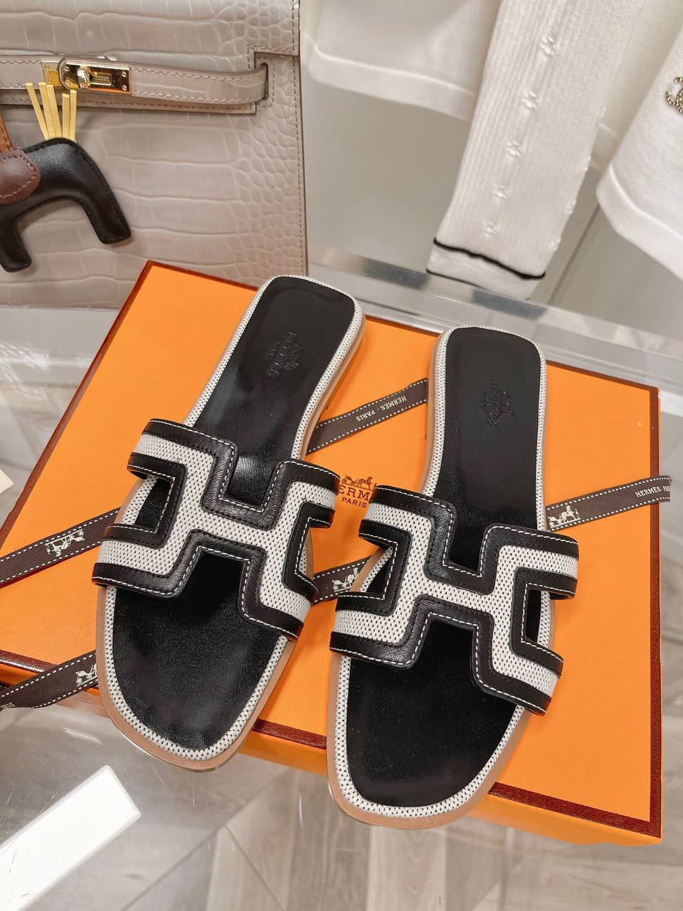 Mules Hermes Femme chaussures cuir