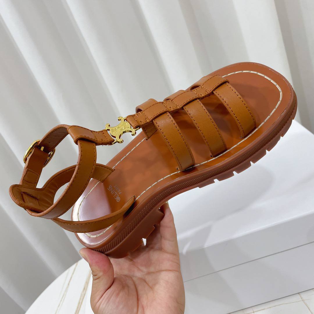 sandale Celine femme cuir