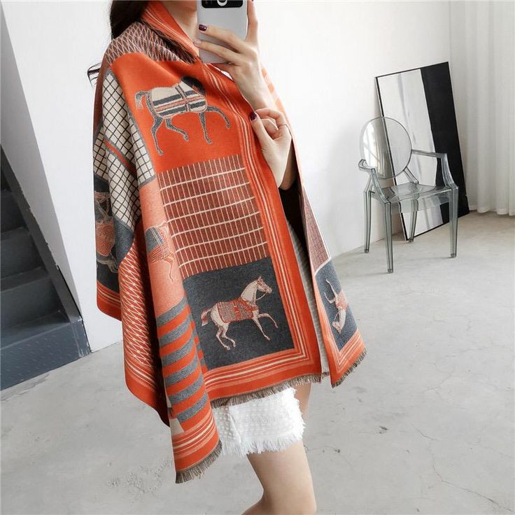 Châles Hermes Femme en Cachemire