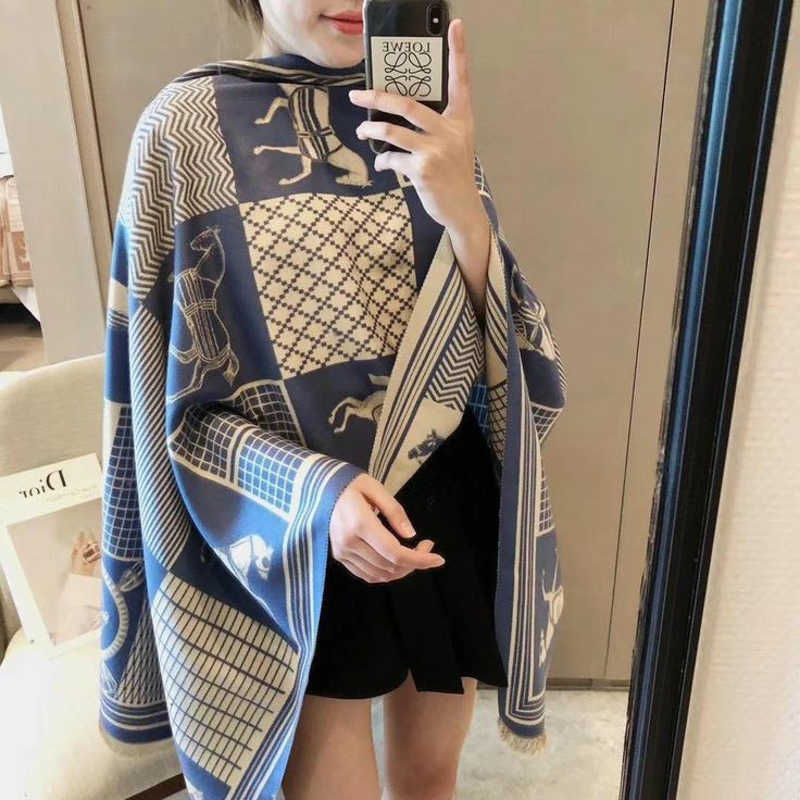Châles Hermes Femme en Cachemire
