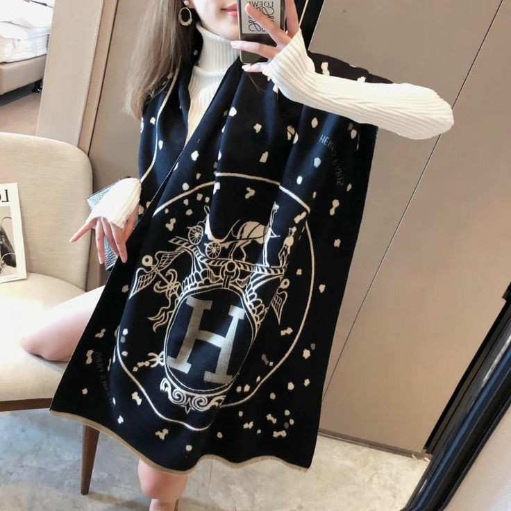 Châles Hermes Femme en Cachemire