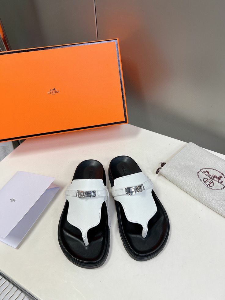 Mule Hermes en vrai cuir femme