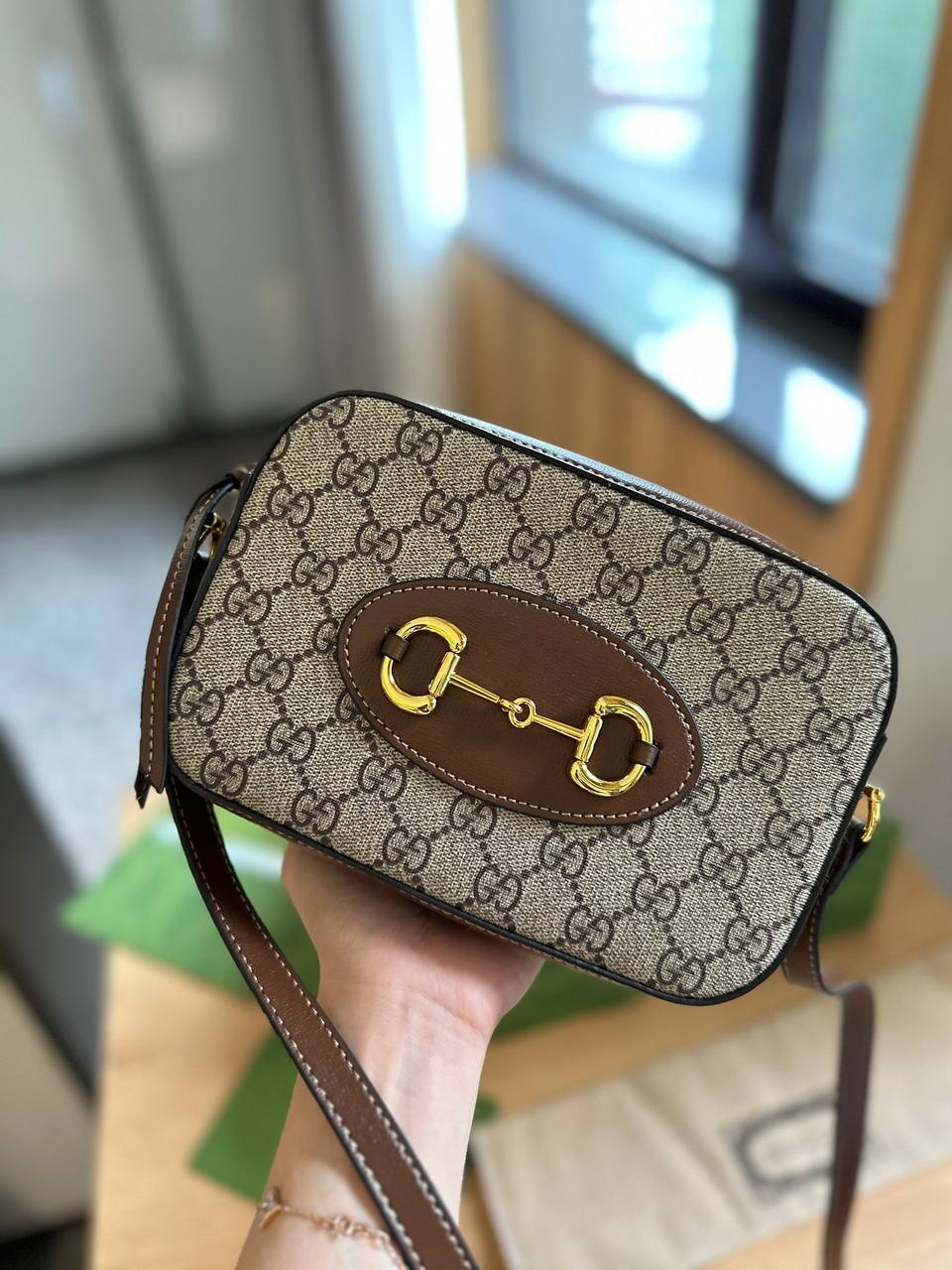 Sac Gucci petit taille a Bandoulière en Simili Cuir femme
