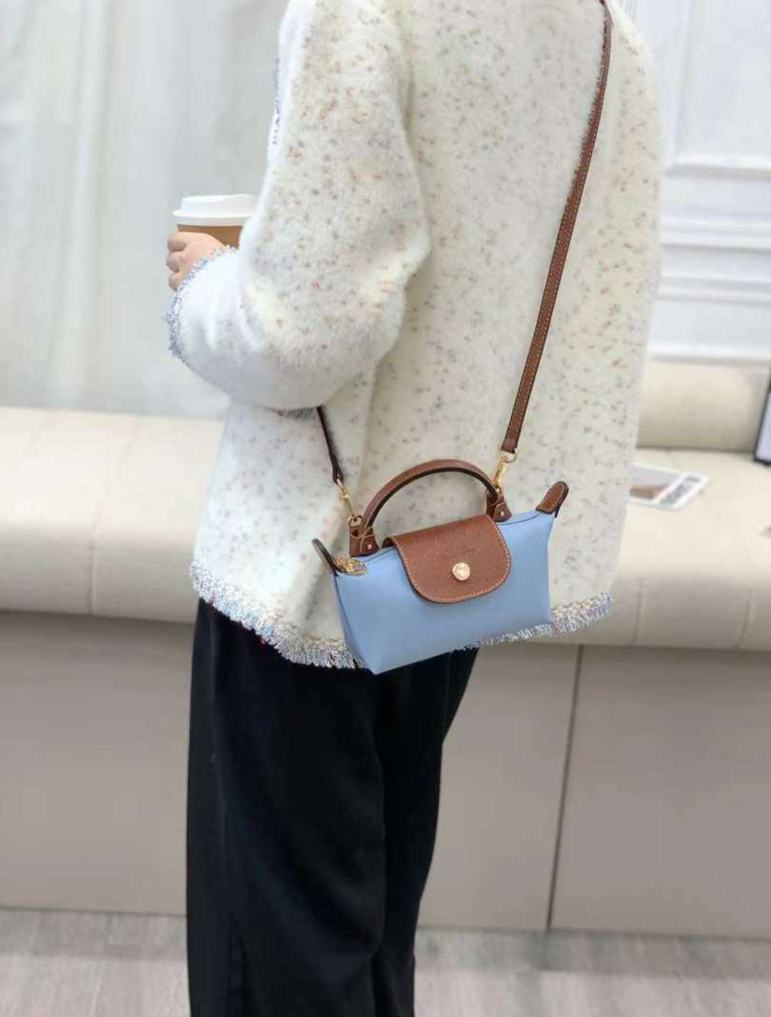 Mini sac Longchamps Femme a bandoulière