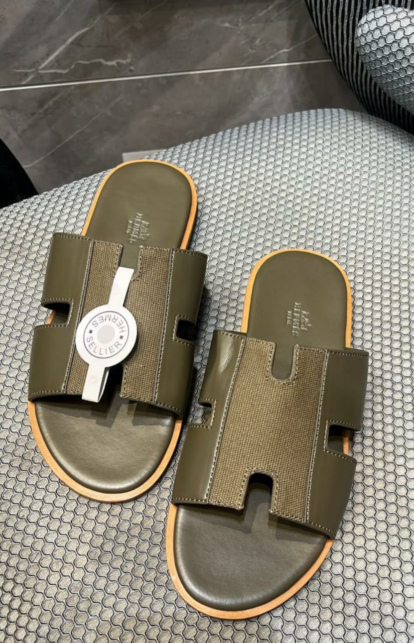 Sandales Homme Hèrmes en Vrai Cuir