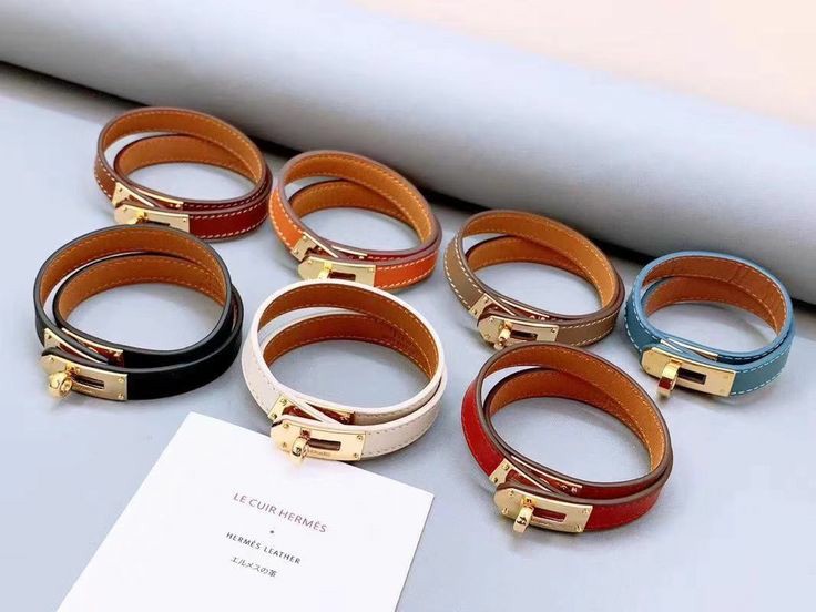 Bracelet Hermès en Cuir Femme
