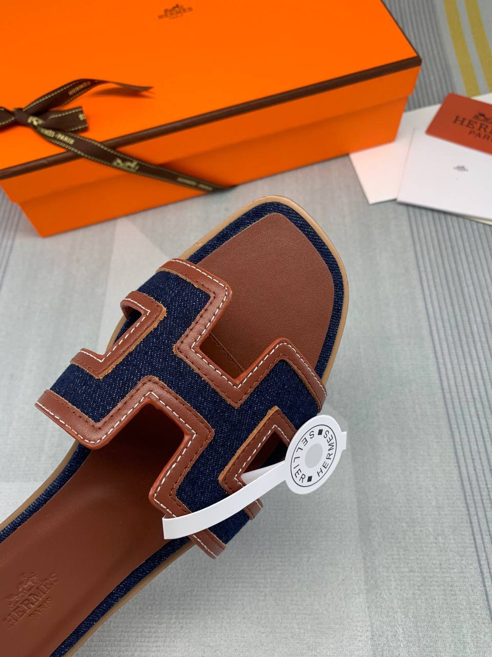Mules Hermes Femme chaussures cuir