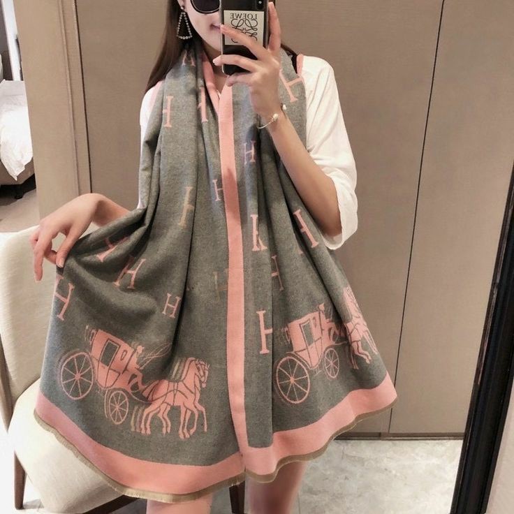 Châles Hermes Femme en Cachemire