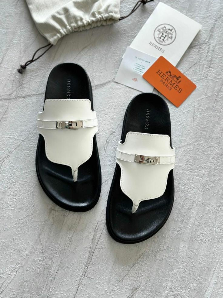 Mule Hermes en vrai cuir femme