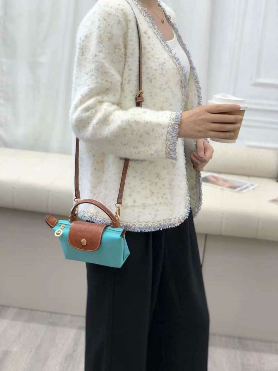 Mini sac Longchamps Femme a bandoulière
