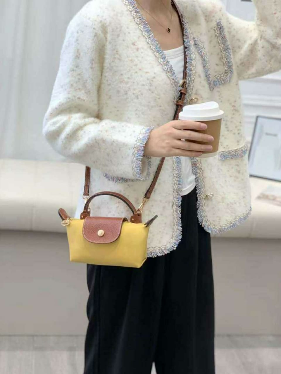 Mini sac Longchamps Femme a bandoulière