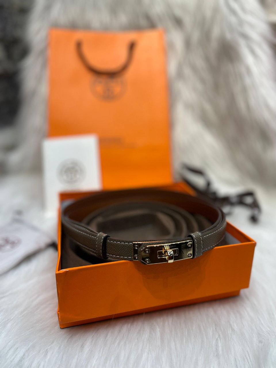 Ceinture Hermès en Vrai Cuir