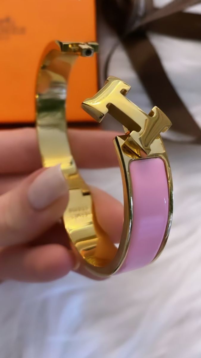 Bracelet Hermès Inoxydable en Couleurs
