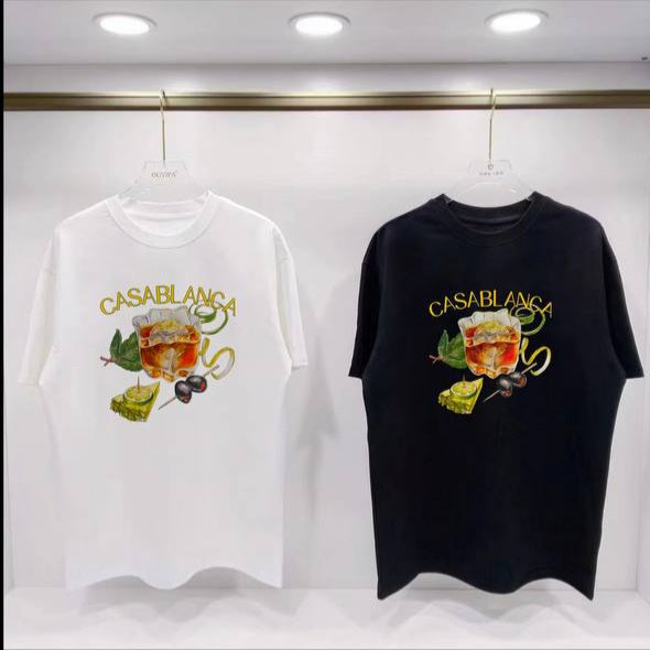 T shirt Casablanca En Coton Organique