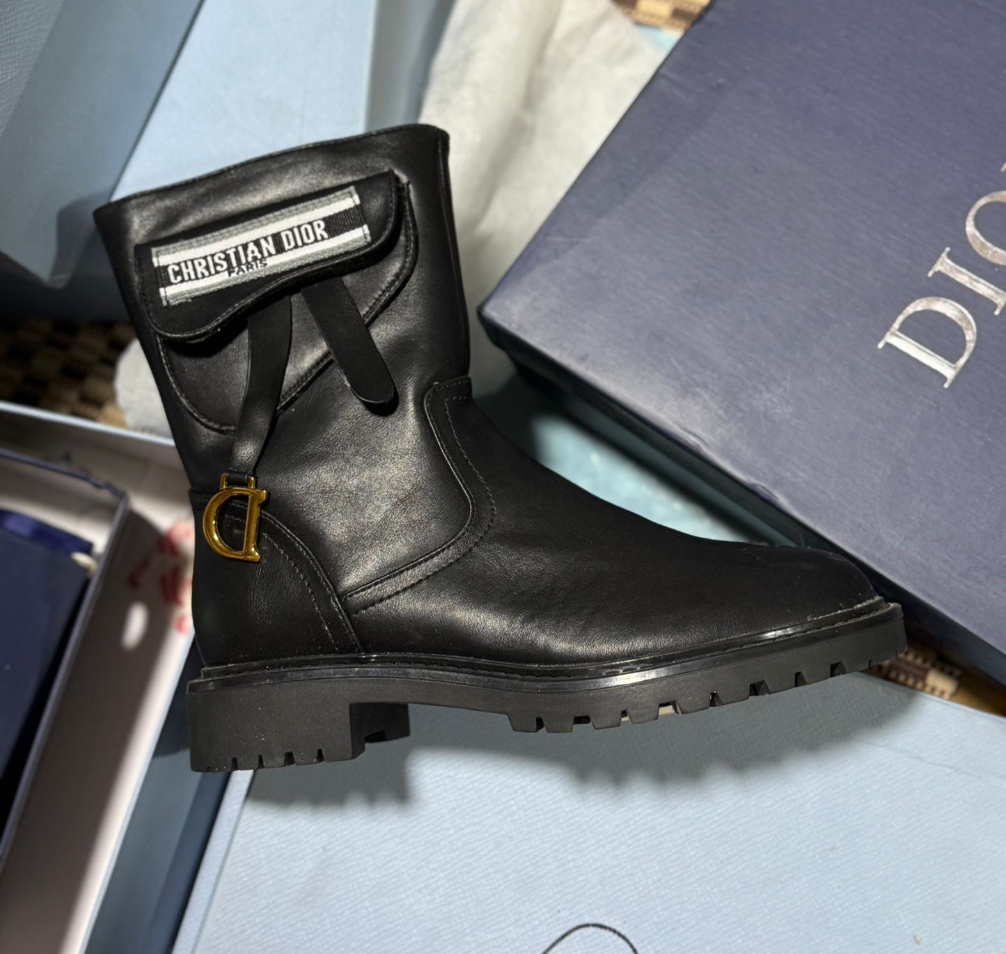 Bottine en Cuir Christian Dior