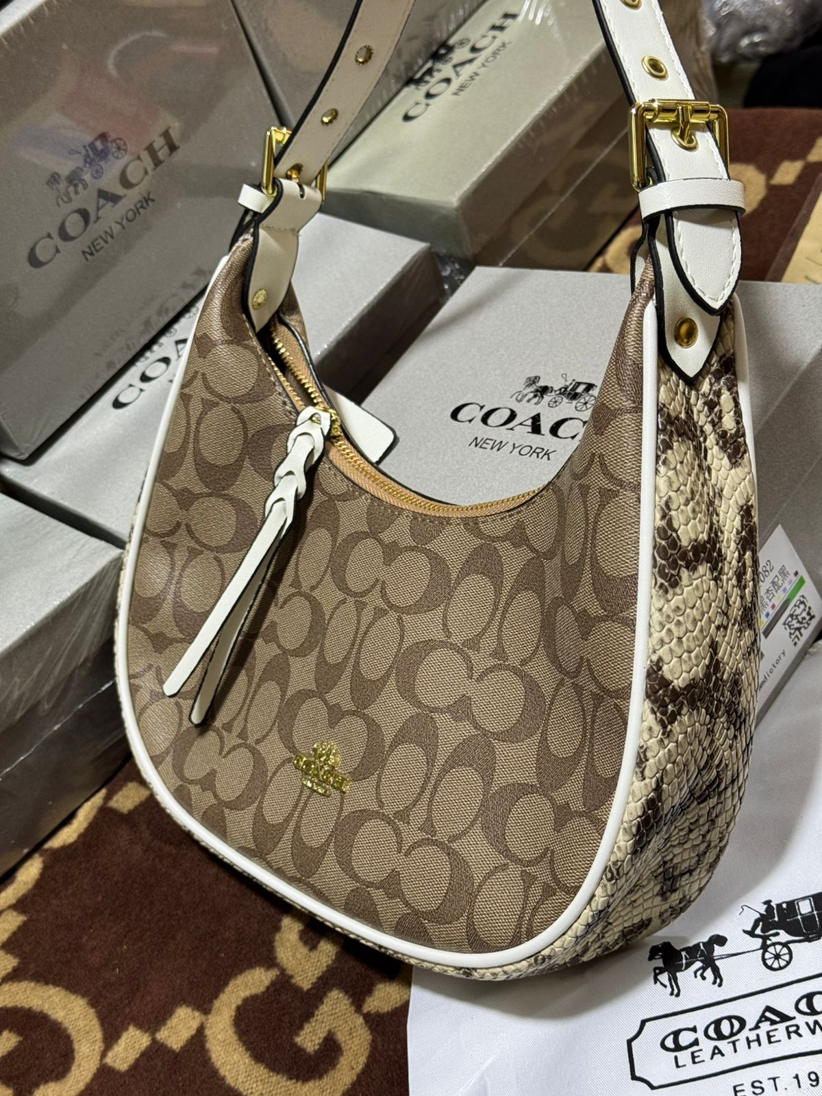 Sac Chic Coach en Couleurs