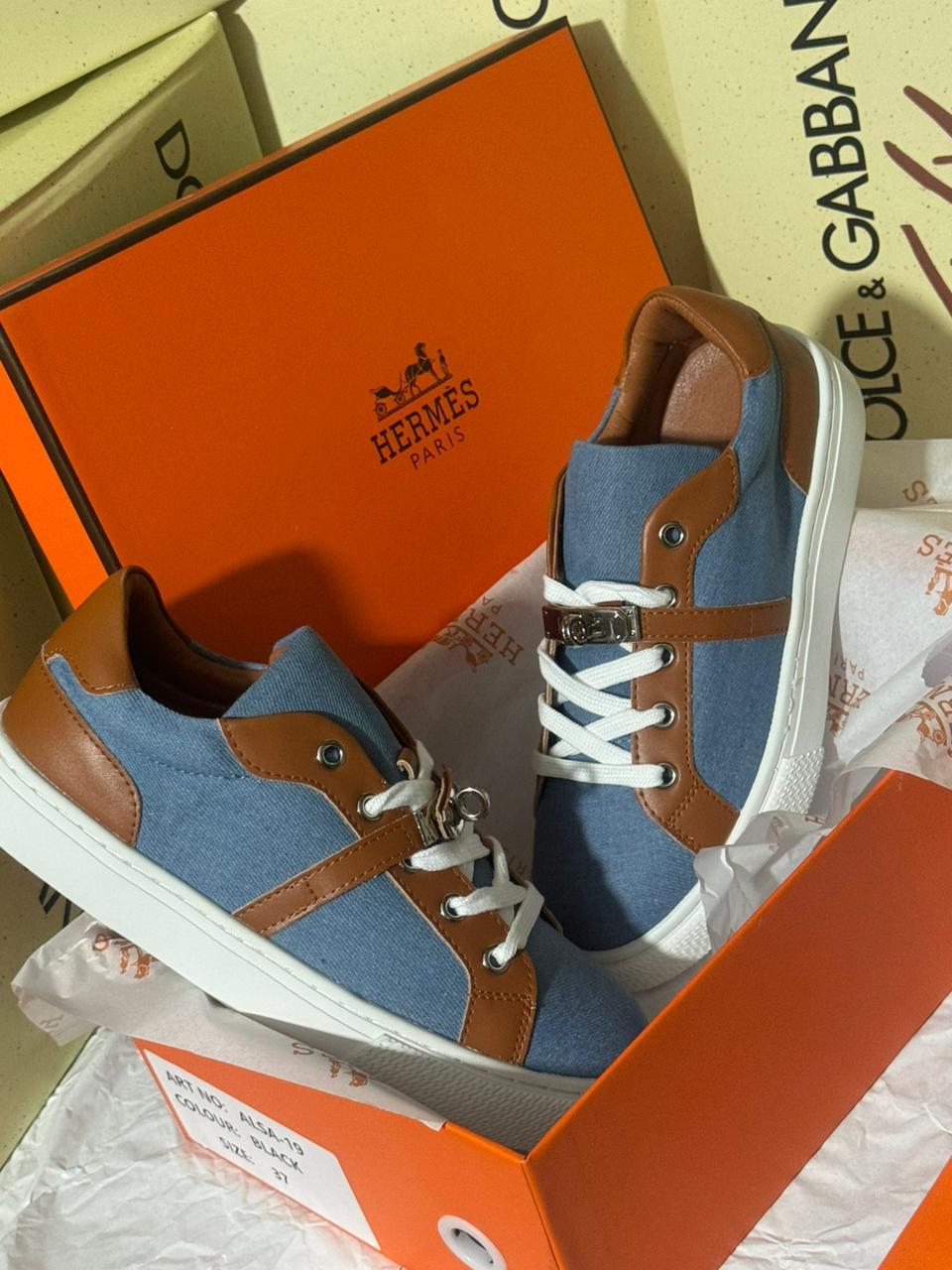Espadrille Hermès A lacets Pour Femme
