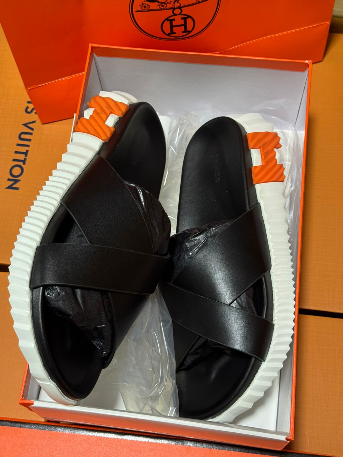 Sandale Hermès Cuir Homme