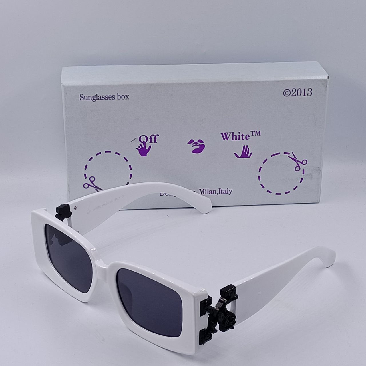 Lunette Solaire Off White