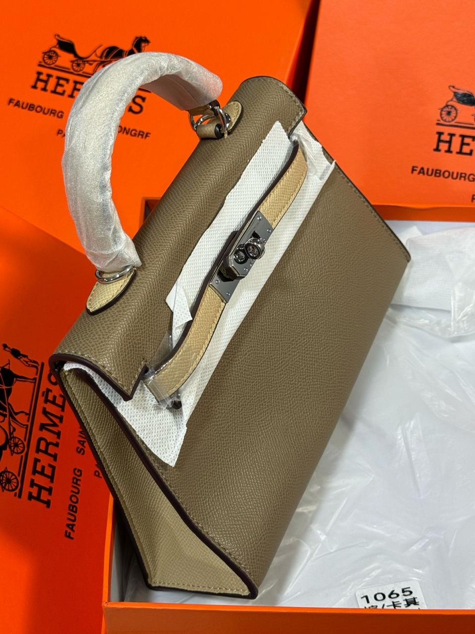 Sac Hermès BiColor En Simili Cuir