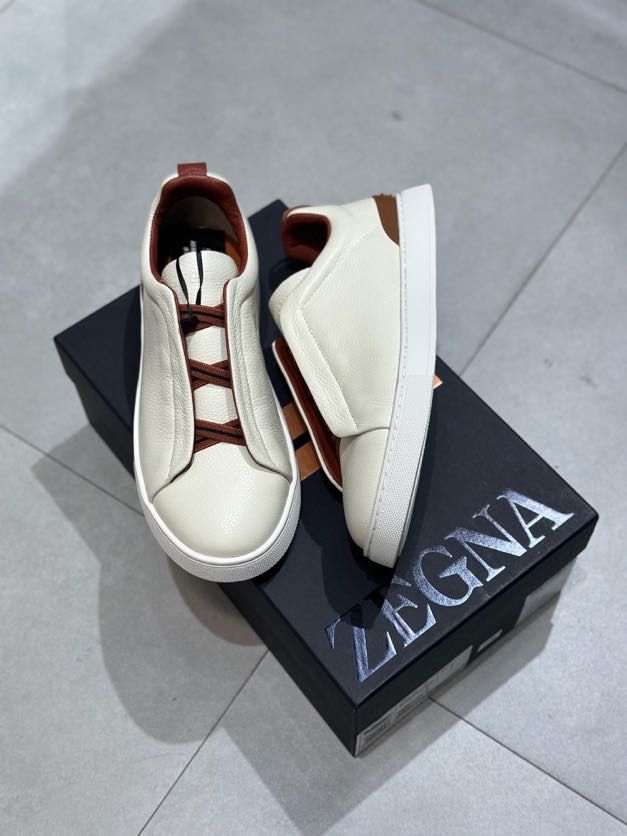 Chaussures Zegna en Vrai Cuir