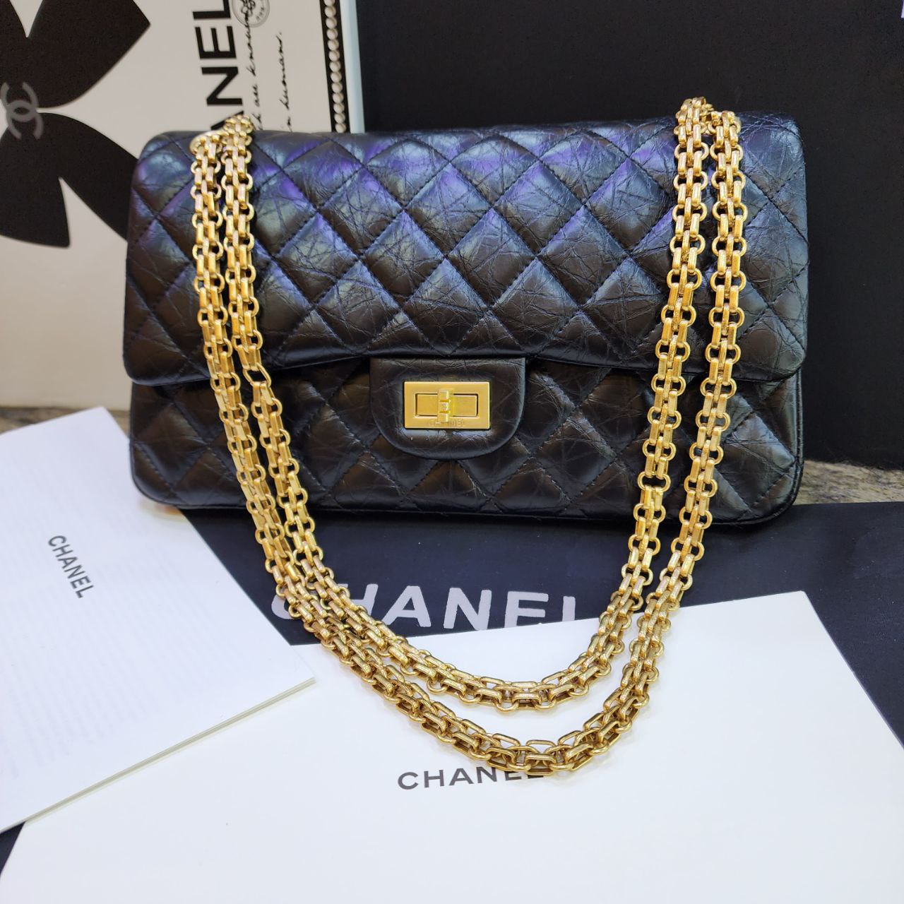 Sac Chanel en Vrai Cuir