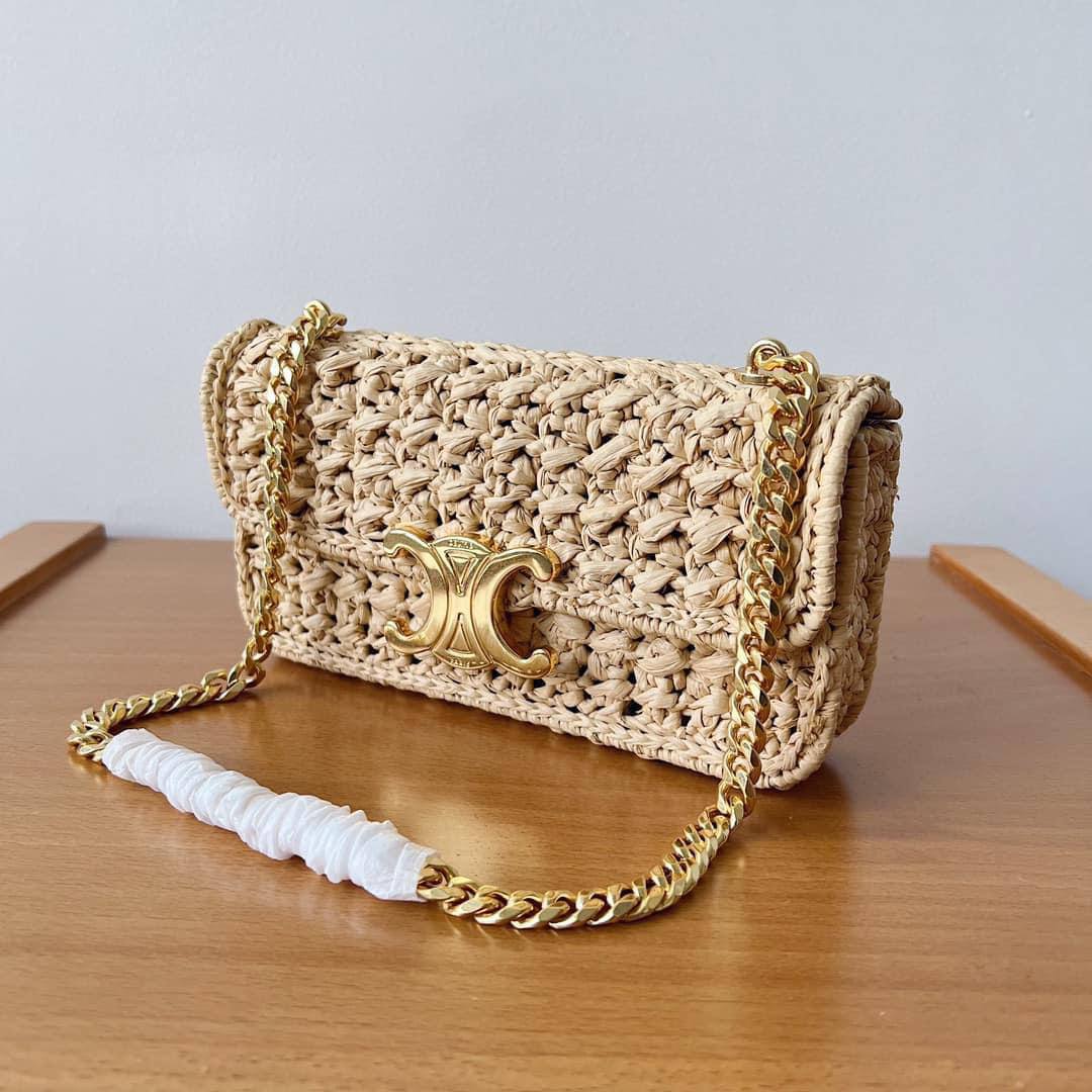 Sac Cèline Triophe en Raphia