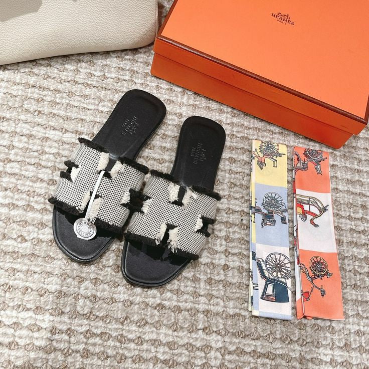 Sandale Hermès en Vrai Cuir