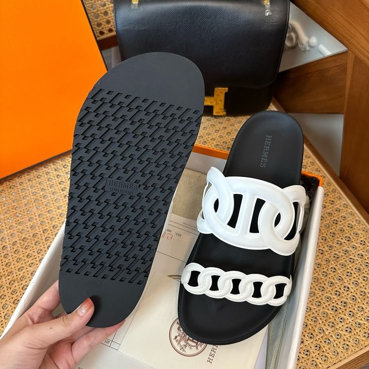 Sandale Hermès En Vrai Cuir