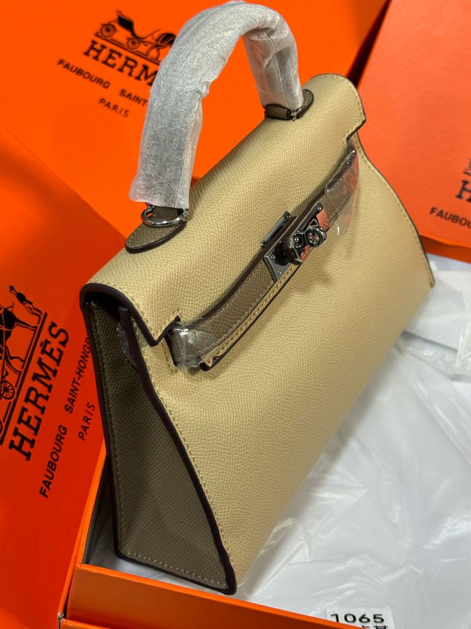 Sac Hermès BiColor En Simili Cuir