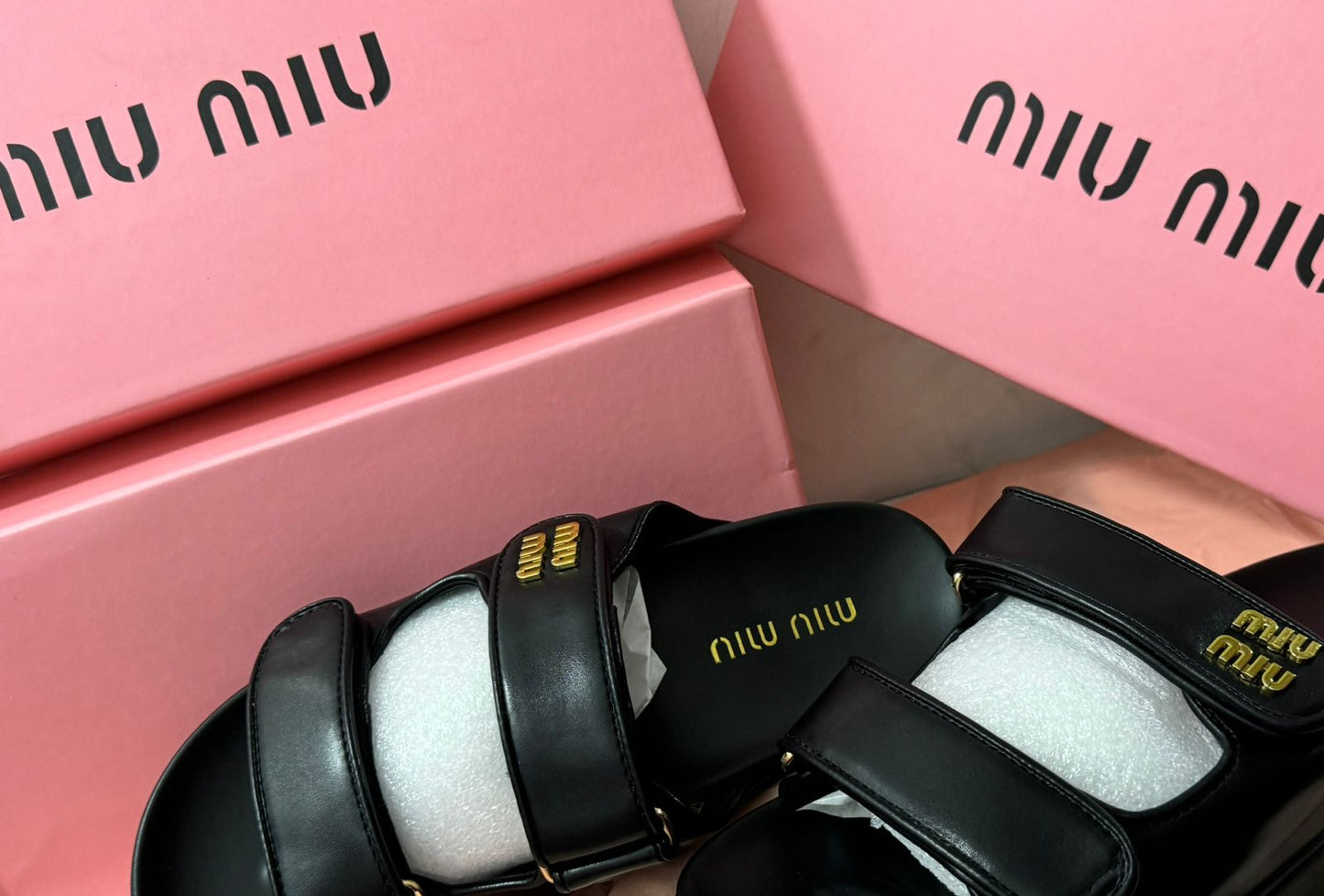 Mule Miu Miu en Cuir