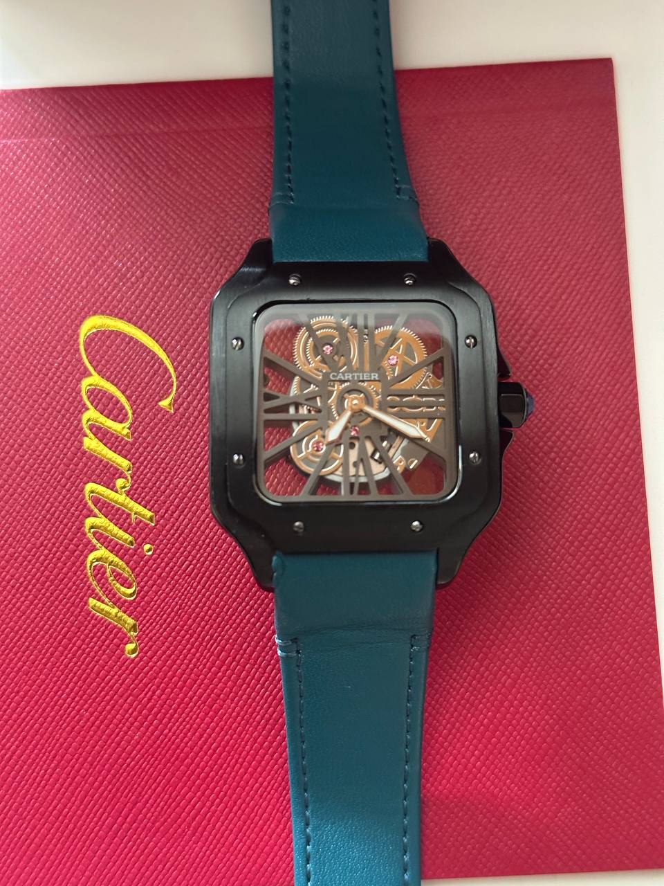 Montre Cartier Santos Skeleton Homme