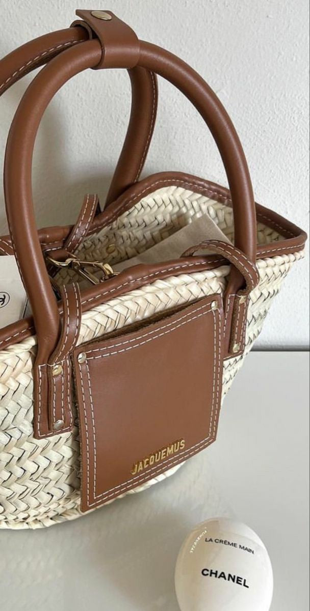 Sac Panier en Raphia Jacquemus