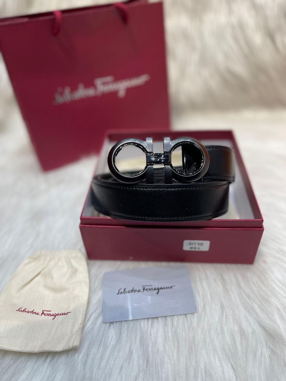 Ceinture Salvadore Ferragamo en Vrai Cuir
