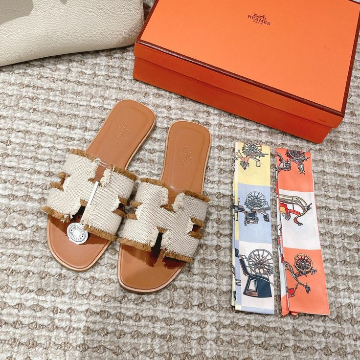Sandale Hermès en Vrai Cuir