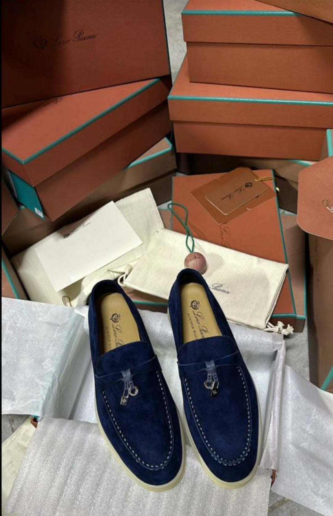Mocassin Loro Piana Femme