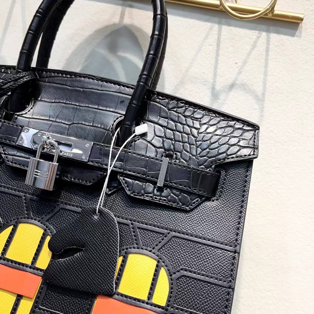 Sac Hermès Birkin 25 cm Black Croco