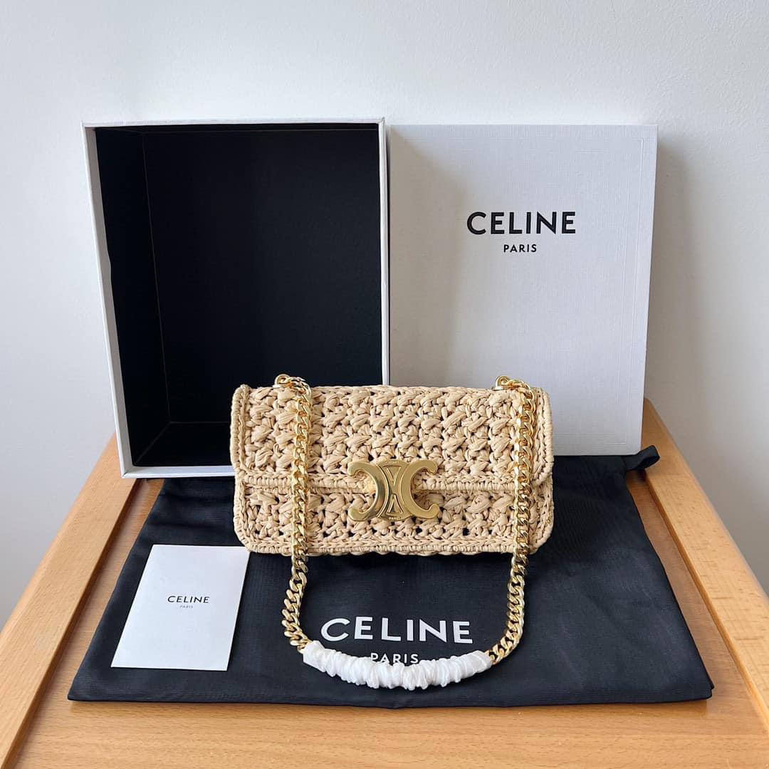Sac Cèline Triophe en Raphia
