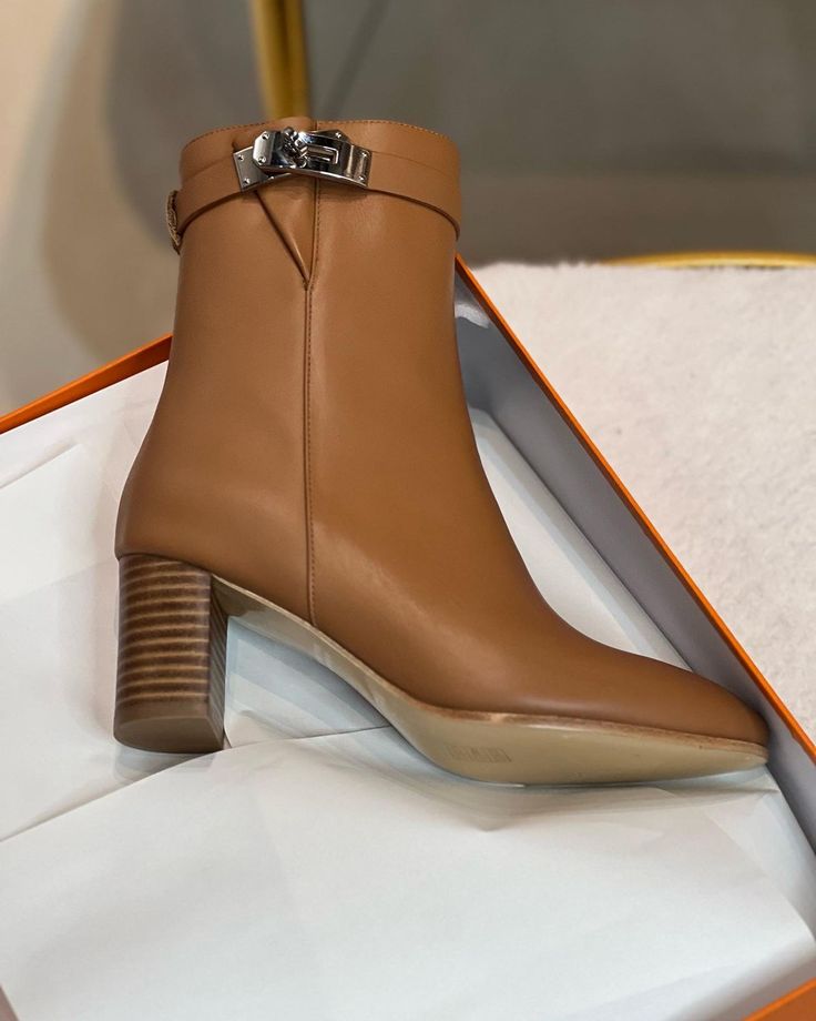 Bottine Hermès en Cuir
