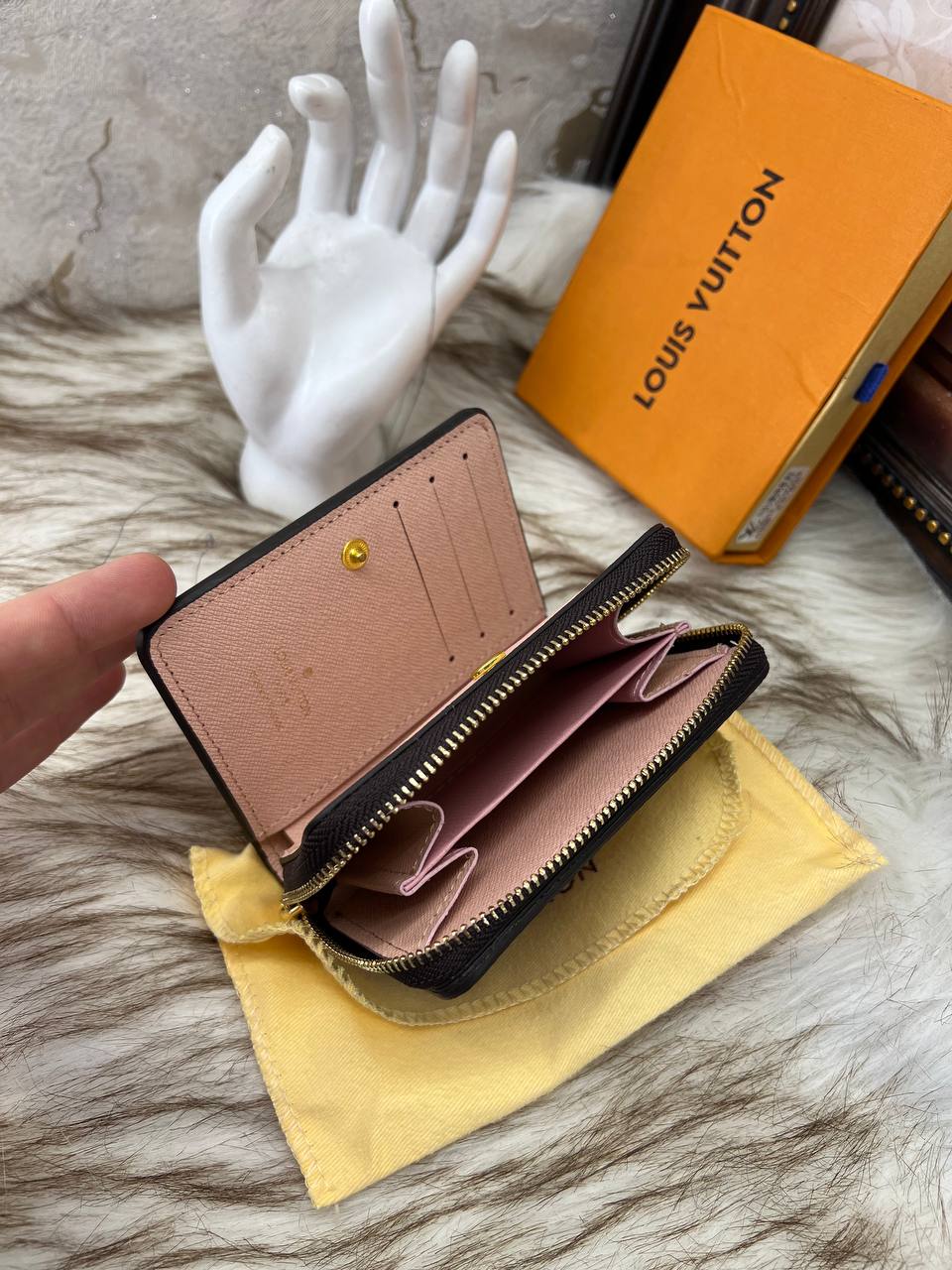 Porte feuille Louis Vuitton Monogram/Rose